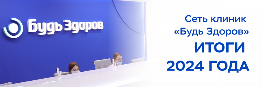 Выручка сети клиник «Будь Здоров» по итогам 2024 года увеличилась на 13,6%